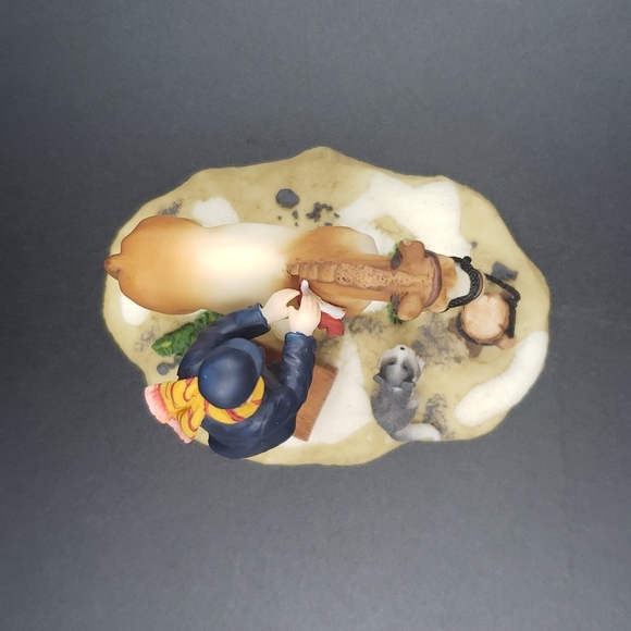 Vintage Horse & Groom Ornament 3'' 3.5'' - Picture 6 of 6